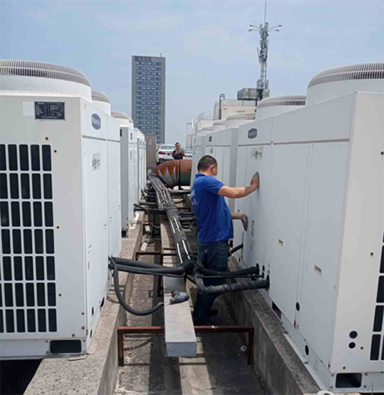 横县中央空调制热和不制冷系统维修方法